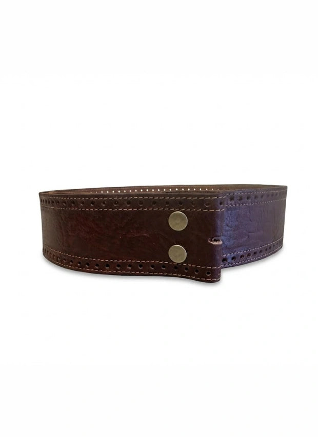 Cinturón de Piel Marrón Unisex | CJ10007