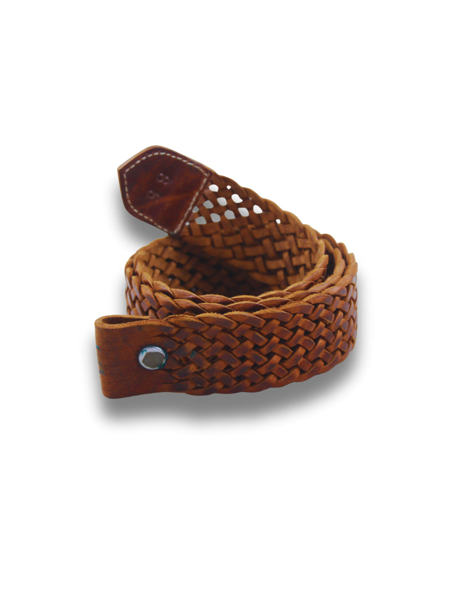 Cinturón de Piel 4cm Marrón Unisex | CJ4405