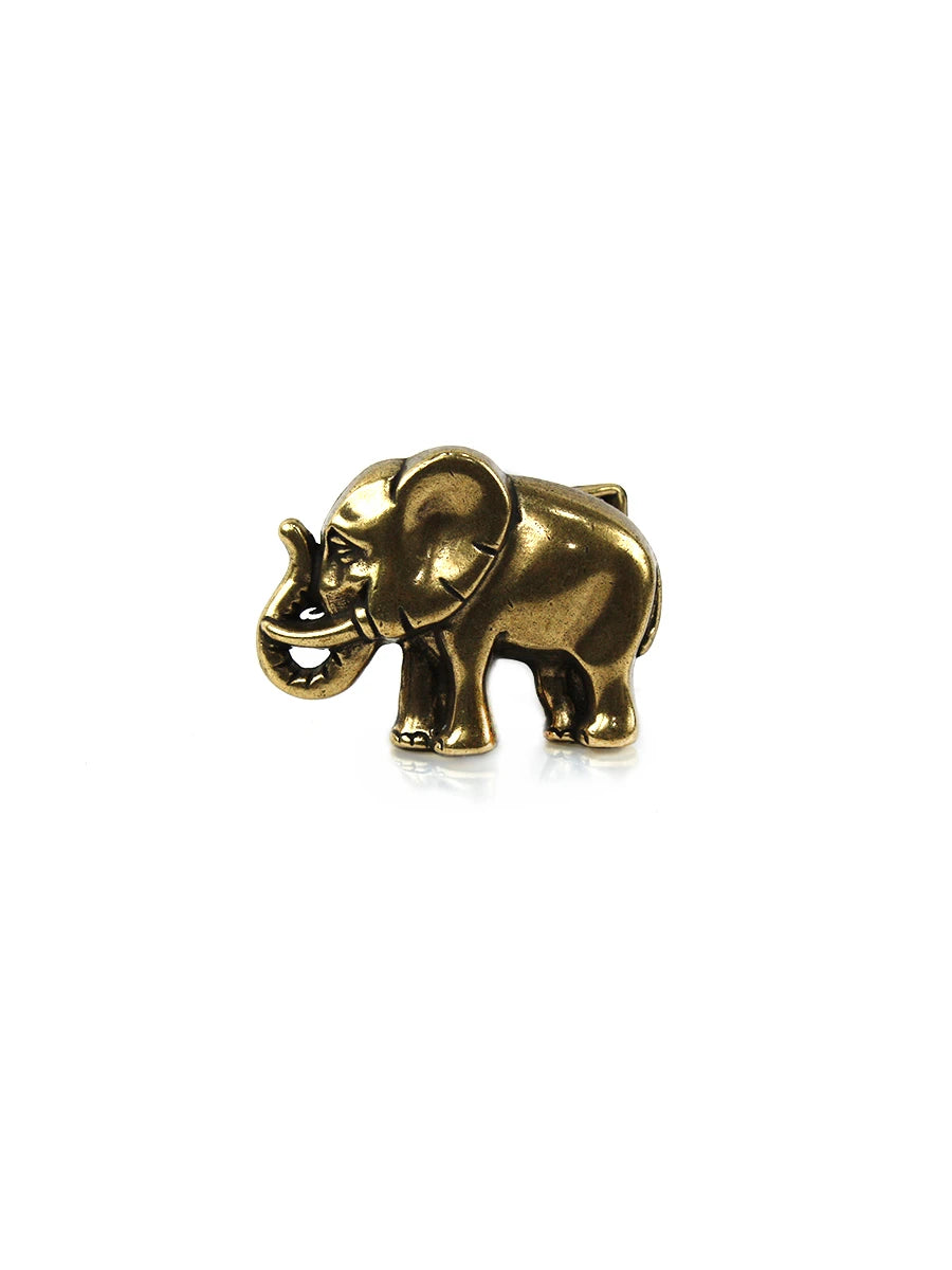 Hebilla Cinturon Elefante Cuerpo Entero Plateado | CJ3457/1