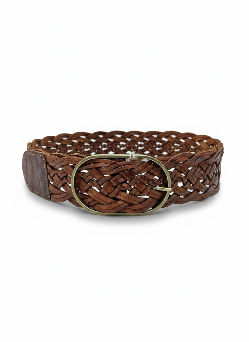 Cinturón de Piel Marrón para Unisex | CJ4501