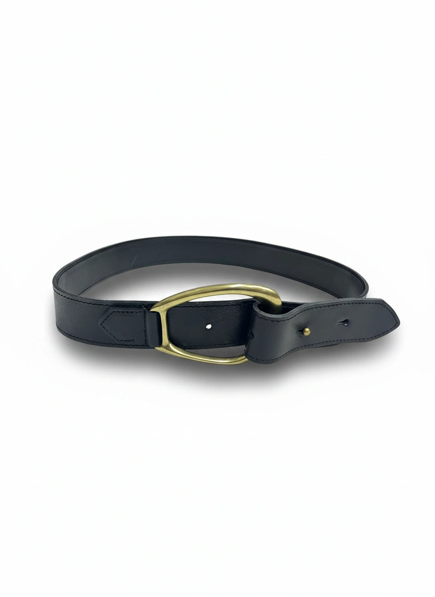 Cinturón de Piel Negro Unisex | CJ3965
