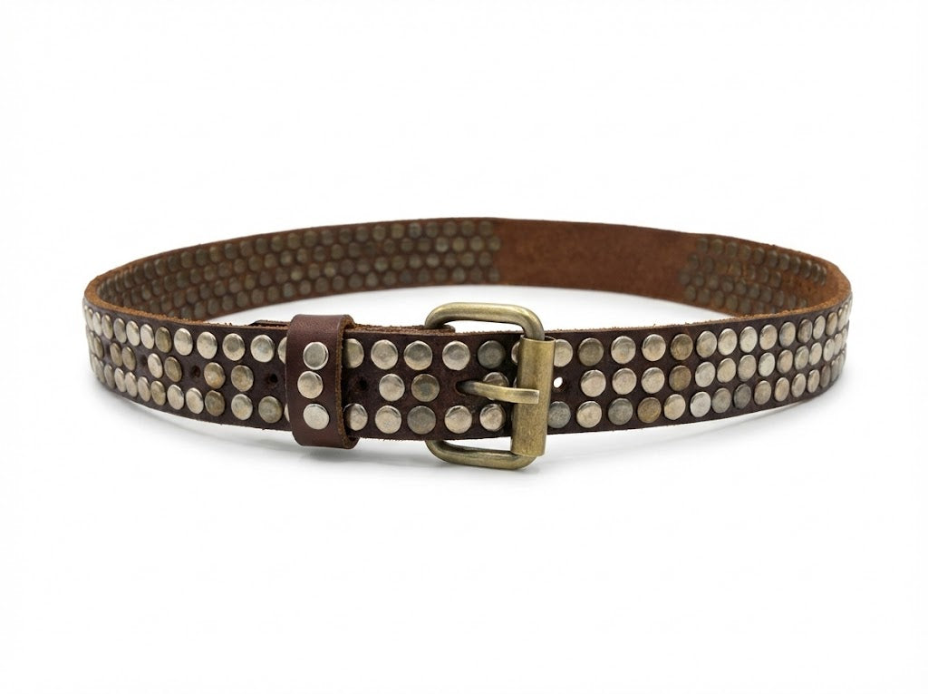 Cinturón de Piel 4cm Negro Unisex | CJ930