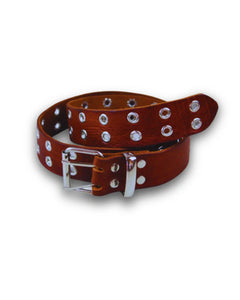 Cinturones étnicos de piel fabricados en España