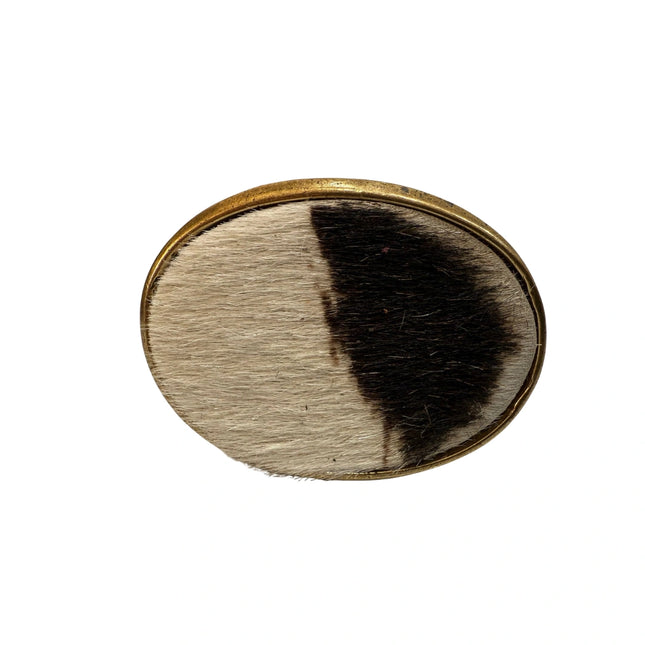 hebilla de piel para unisex vista frontal — CJ3591