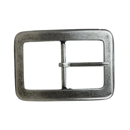Hebilla Metálica Rectangular Ancha en Plateado - CJ3426/4