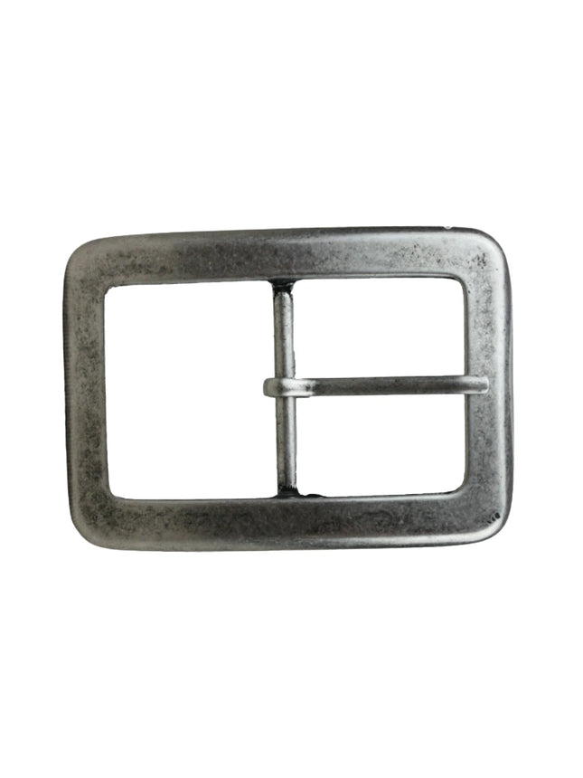 Hebilla Metálica Rectangular Ancha en Plateado - CJ3426/4