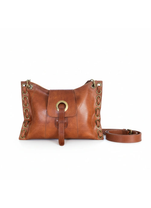 detalle negro cinturón de piel marrón oscuro para unisex — ref. CJ5020