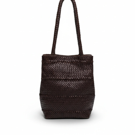 vista 3 dorado bolso shopper de piel dorado para mujer — CJ10005