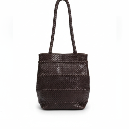detalle dorado bolso shopper de piel dorado para mujer — ref. CJ10005