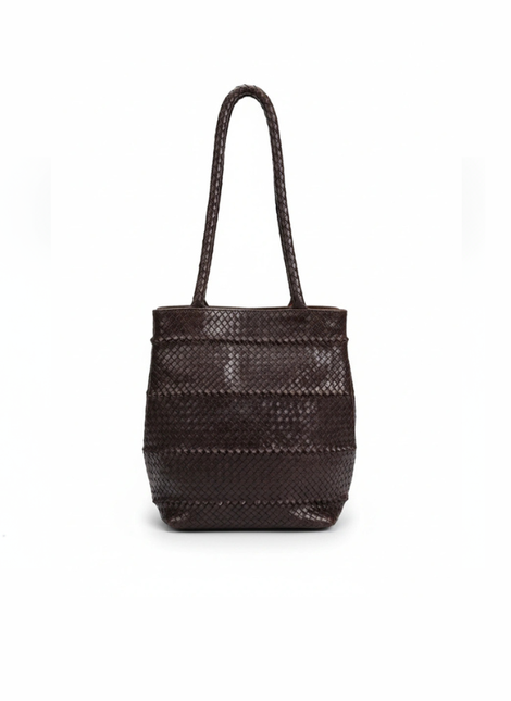 detalle dorado bolso shopper de piel dorado para mujer — ref. CJ10005