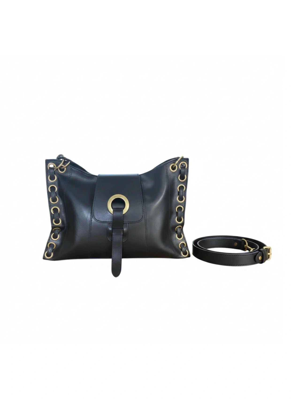 vista 3 marrón oscuro cinturón de piel marrón oscuro para unisex — CJ5020