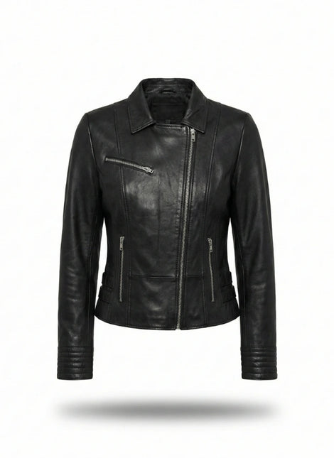 chaqueta de piel para unisex vista frontal — CJ61172