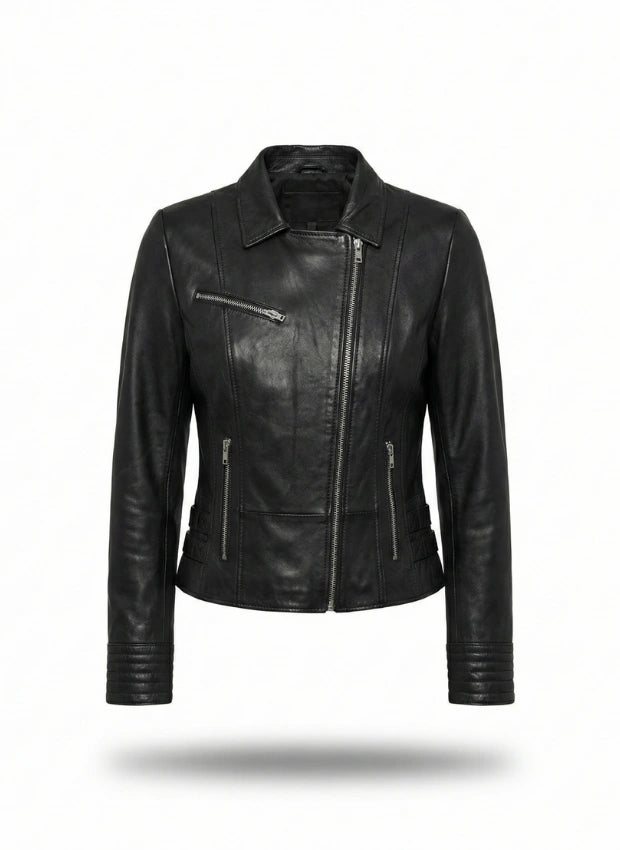 chaqueta de piel para unisex vista frontal — CJ61172