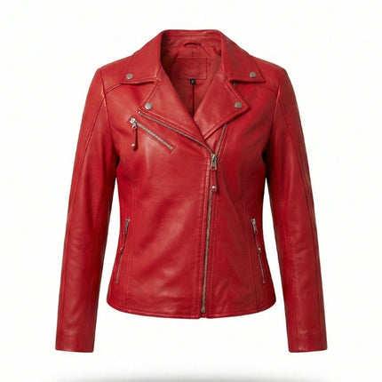 chaqueta de piel para unisex vista frontal — CJ18182