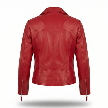 detalle chaqueta de piel para unisex — ref. CJ18182