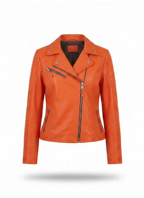 chaqueta de piel para unisex vista frontal — CJ26385