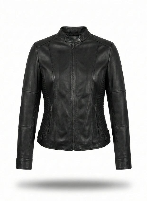 chaqueta de piel para unisex vista frontal — CJ94713