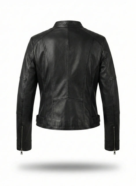 detalle chaqueta de piel para unisex — ref. CJ94713