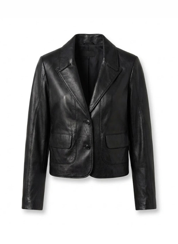 Chaqueta de Piel Unisex con Cremallera | CJ9992