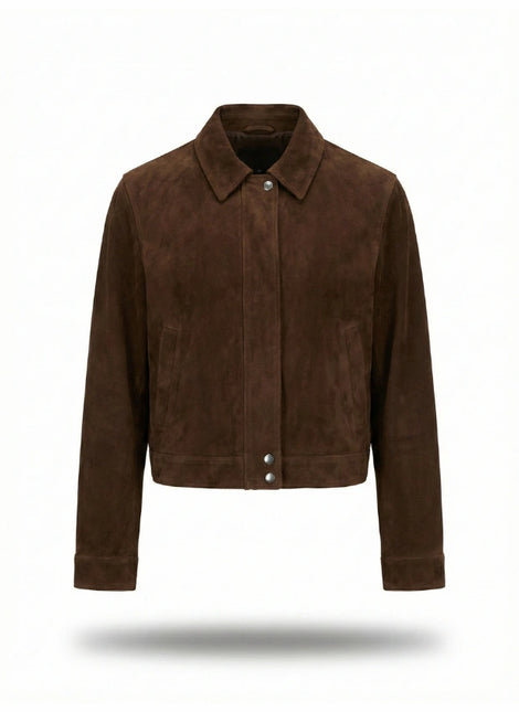 chaqueta de piel para unisex vista frontal — CJ9991