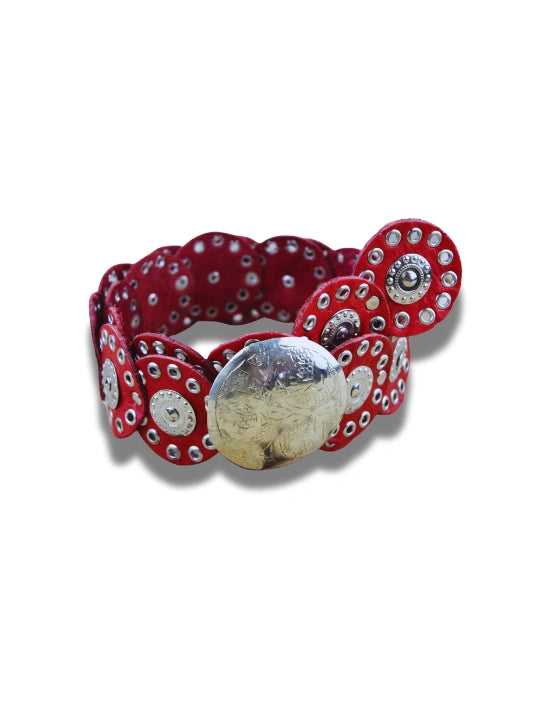 Cinturón Estilo Western con Conchos - CJ0155