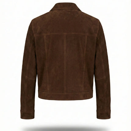 detalle chaqueta de piel para unisex — ref. CJ9991