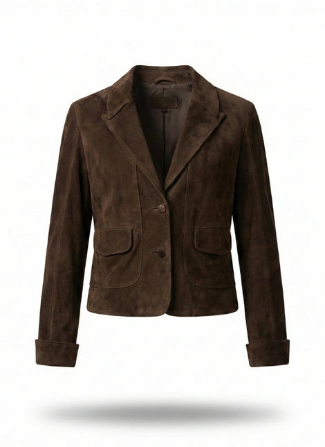chaqueta de piel para unisex vista frontal — CJ01548