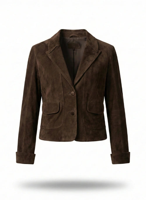 chaqueta de piel para unisex vista frontal — CJ01548