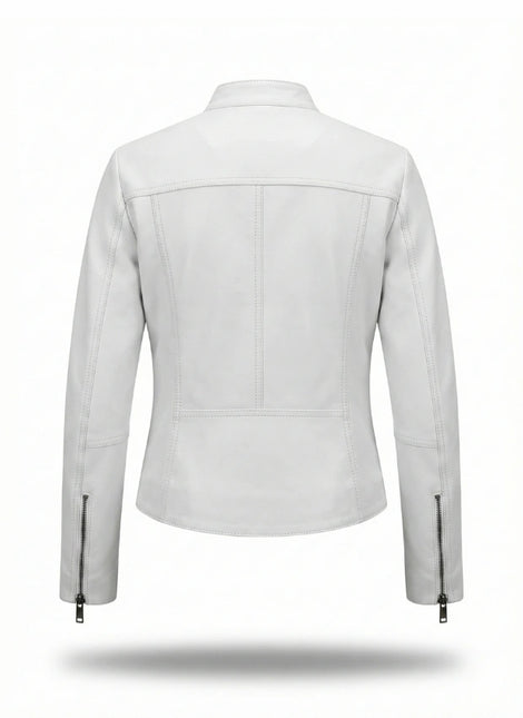 detalle chaqueta de piel para unisex — ref. CJ47545