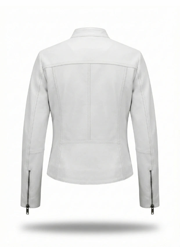 detalle chaqueta de piel para unisex — ref. CJ47545