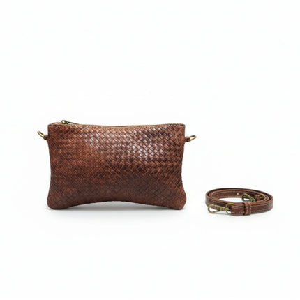 detalle cinturón de piel para unisex — ref. CJ065