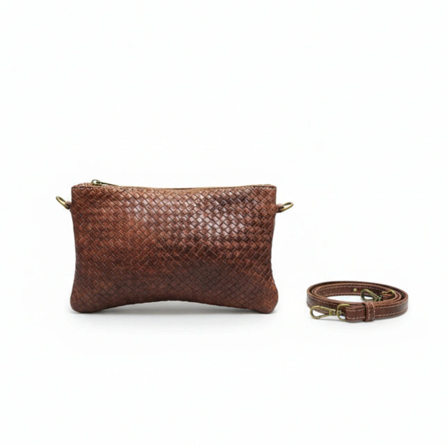 detalle cinturón de piel para unisex — ref. CJ065