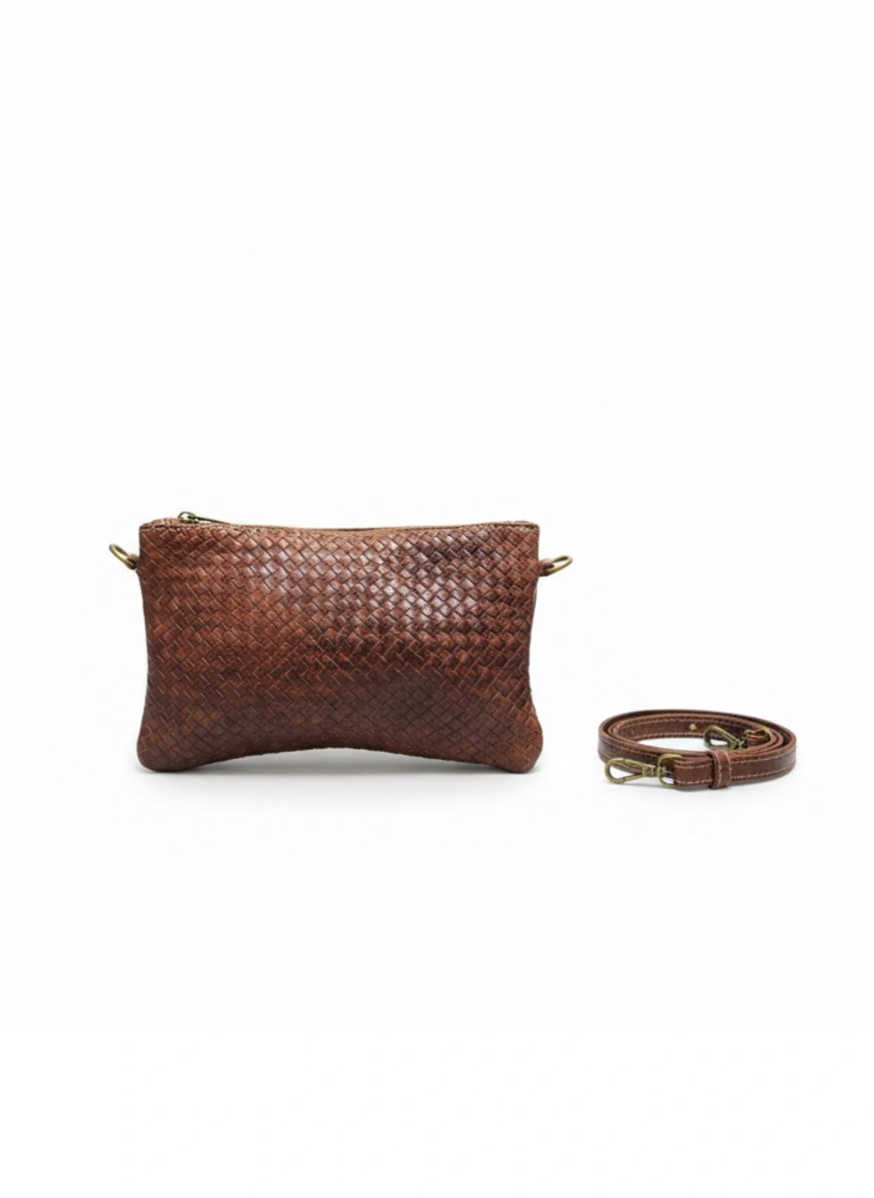 detalle cinturón de piel para unisex — ref. CJ065