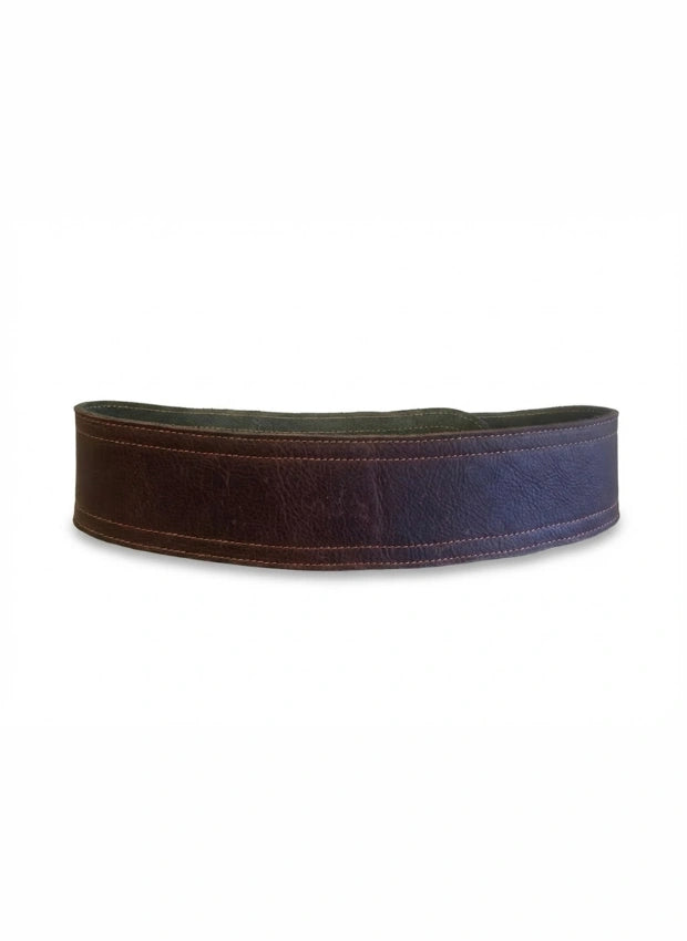 Cinturón de Piel Marrón Oscuro para Unisex | CJ1251