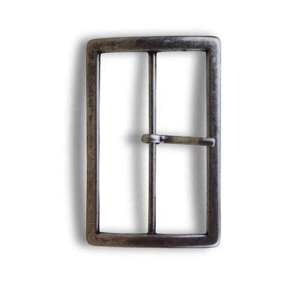 Hebilla Metálica Rectangular Vertical en Plateado Envejecido - CJ3426/9