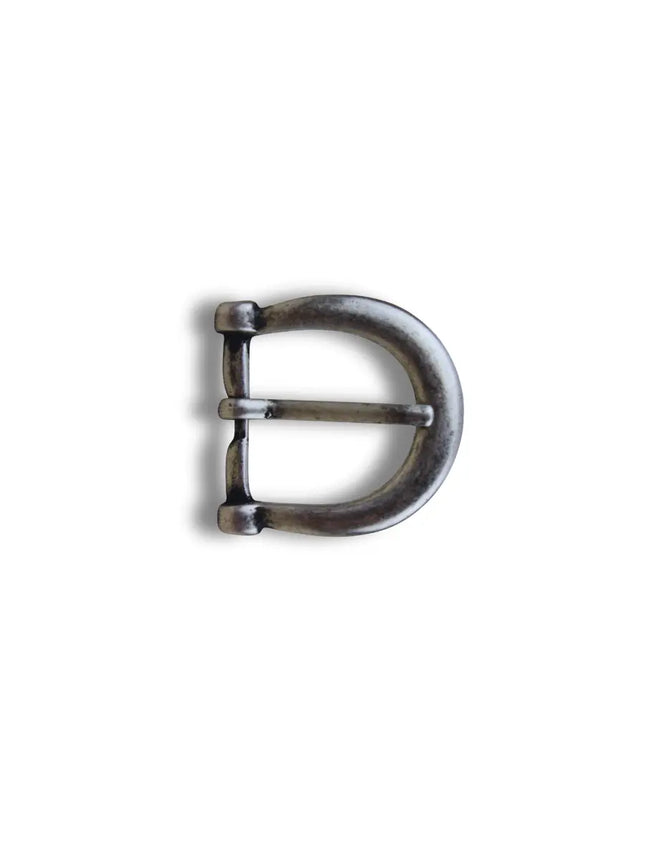 Hebilla Metálica en Forma de "D" en Plateado Envejecido - CJ3426/10