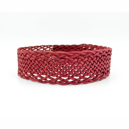 detalle rosa pulsera de piel rosa — ref. CJ0764