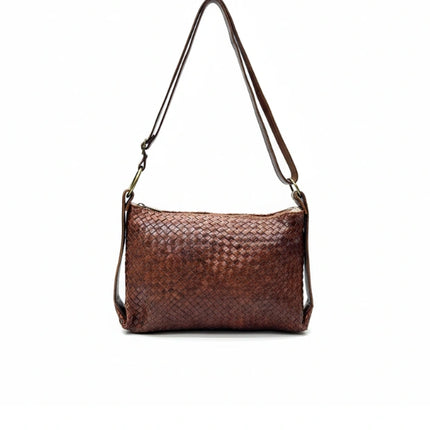 detalle dorado bolso de mano de piel dorado para mujer — ref. CJ6423