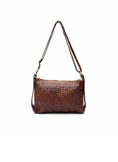 detalle dorado bolso de mano de piel dorado para mujer — ref. CJ6423