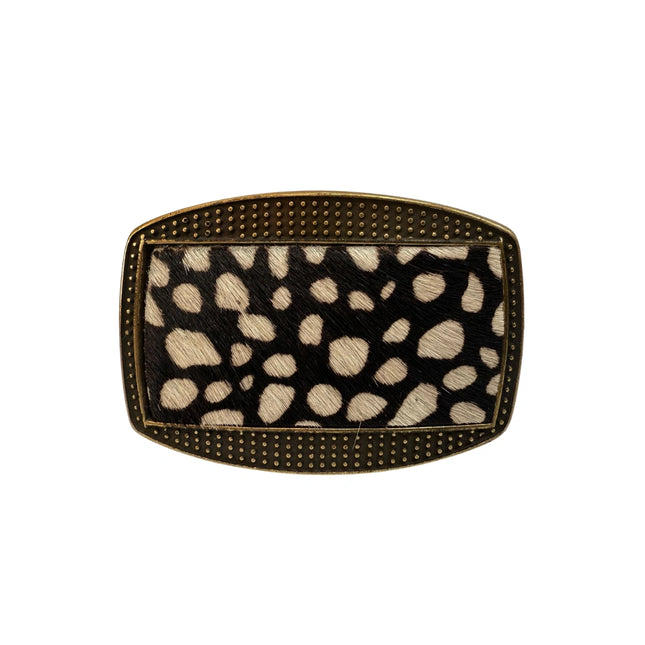 hebilla de piel para unisex vista frontal — CJ3591