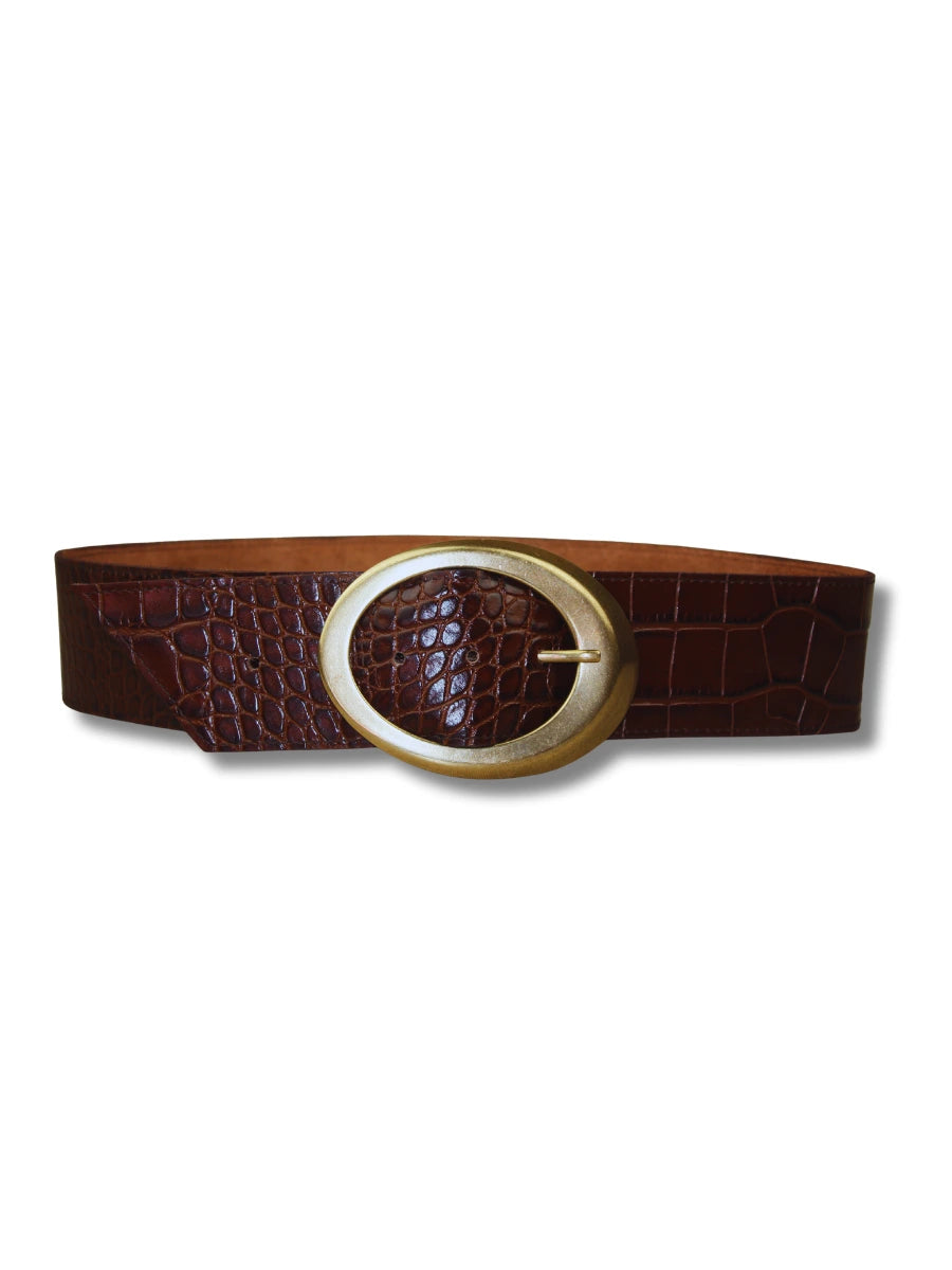 cinturón de piel 75 para unisex 75 vista frontal — CJ3745
