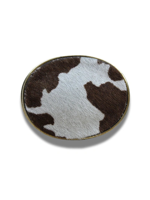 hebilla rectangular animal print tigre en piel vista frontal — CJ3591