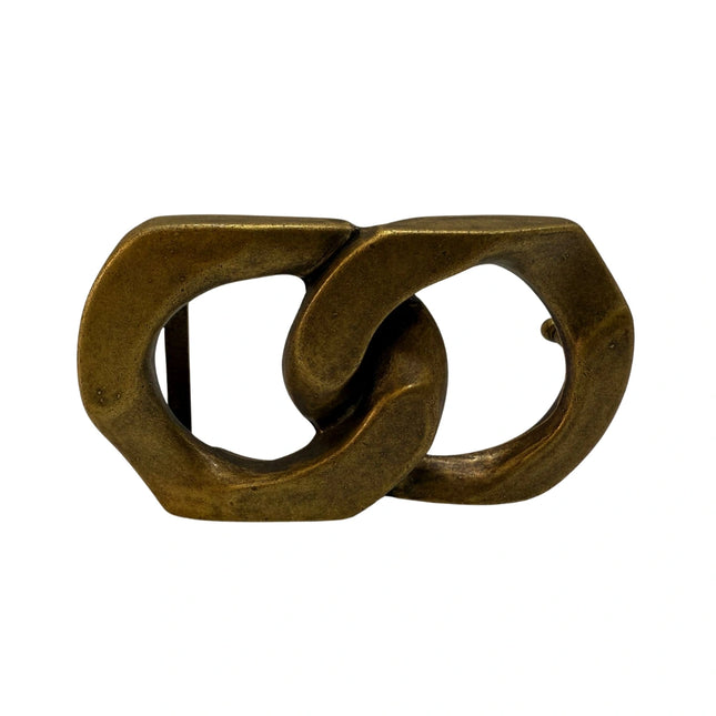 hebilla de piel para unisex vista frontal — CJ3991