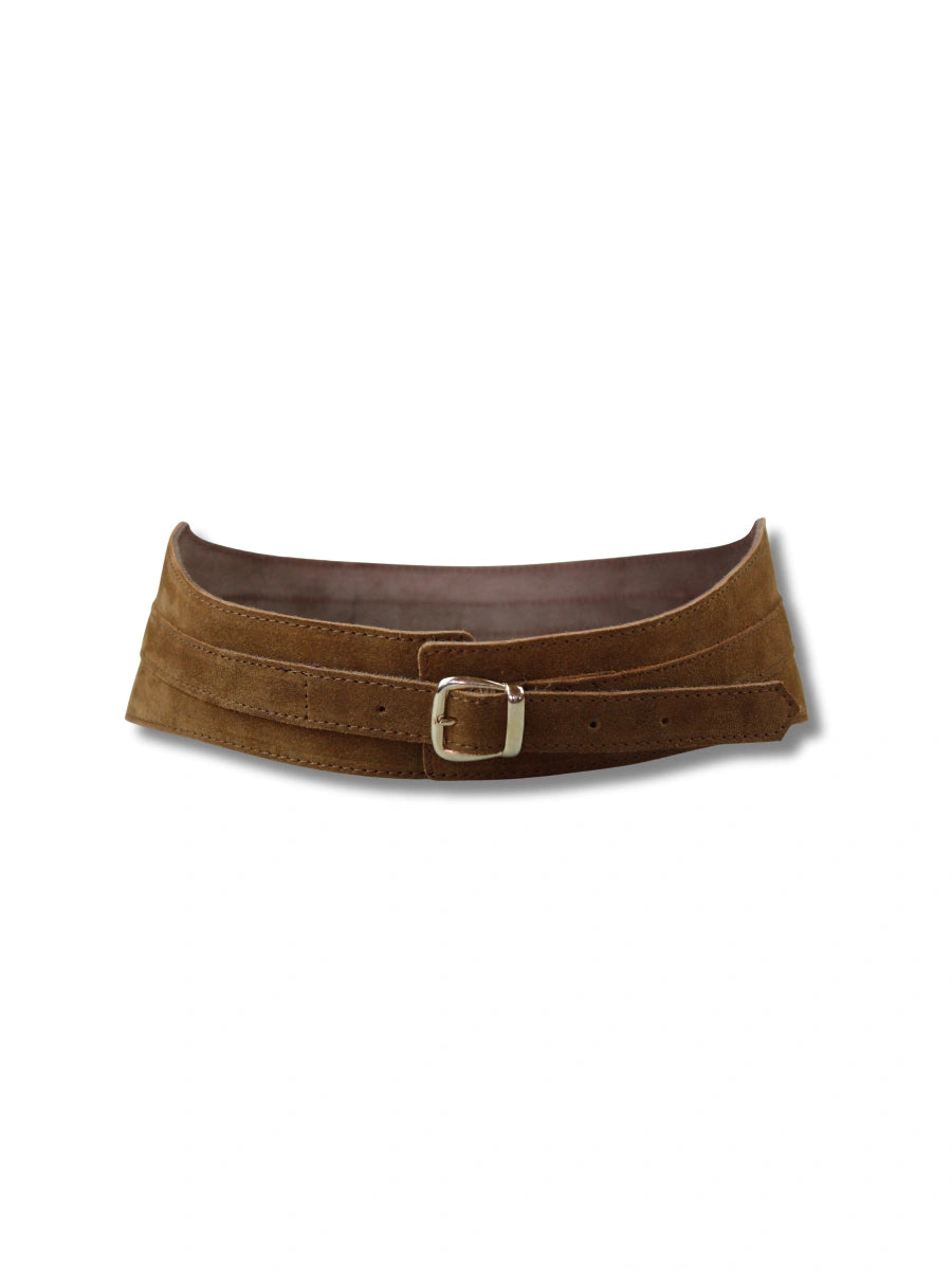 cinturón de piel negro para unisex negro vista frontal — CJ1346