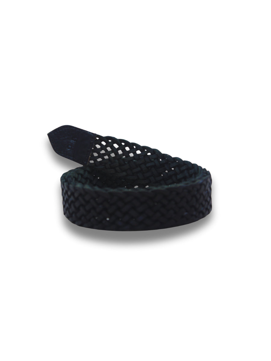 vista 4 marrón cinturón de piel marrón para unisex — CJ4405