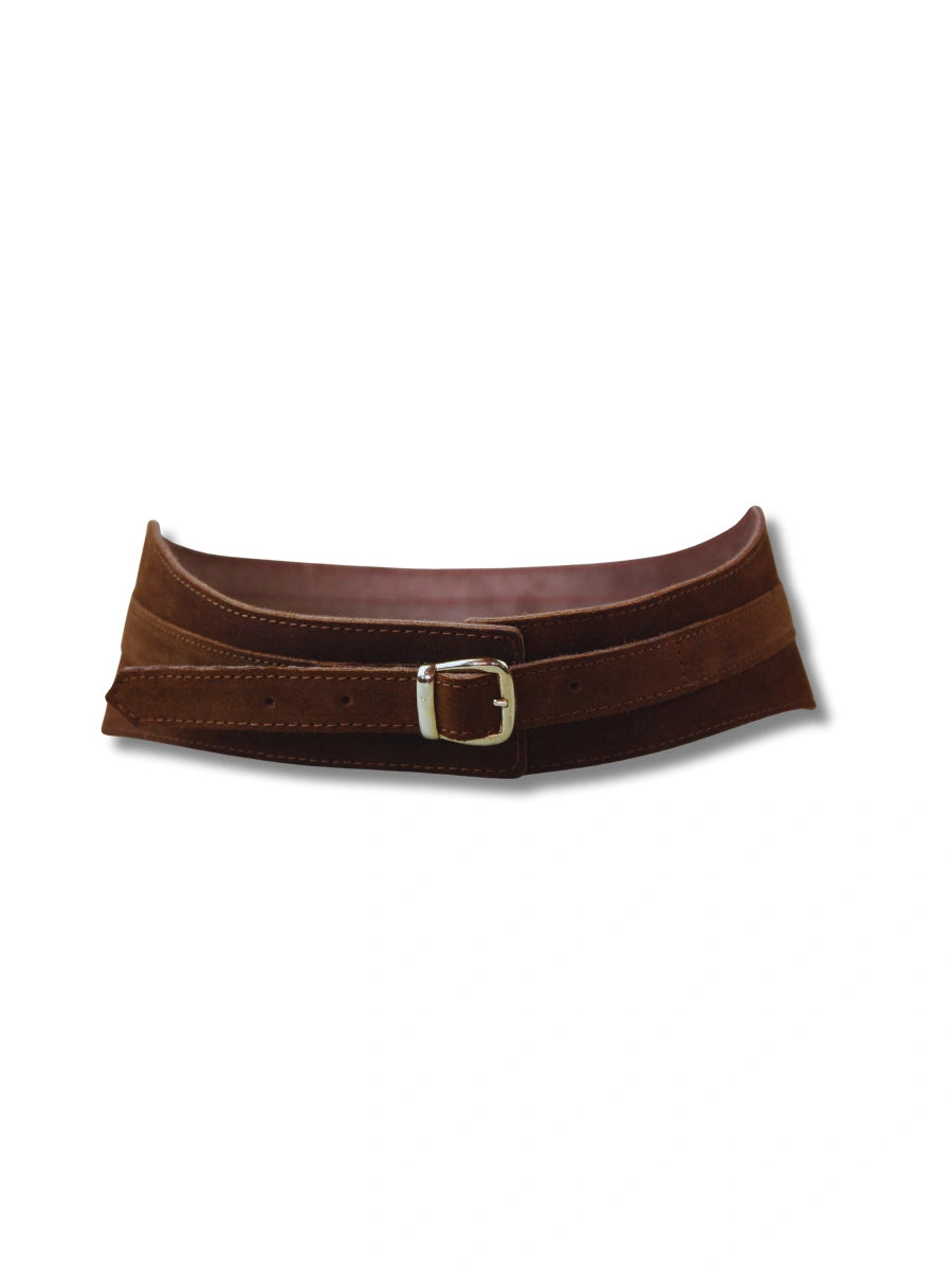 vista 7 verde cinturón de piel negro para unisex — CJ1346