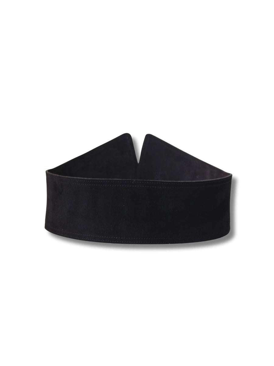 vista 6 marrón oscuro cinturón de piel negro para unisex — CJ1242