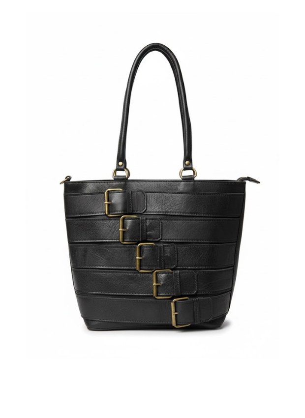vista 6 marrón bolso shopper de piel marrón para mujer — CJ6421
