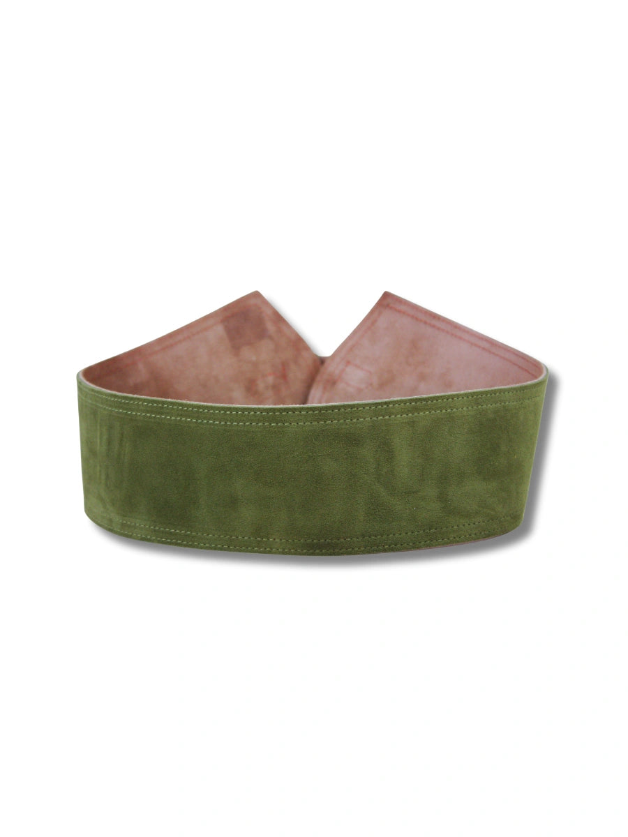 vista 8 bronce cinturón de piel negro para unisex — CJ1242