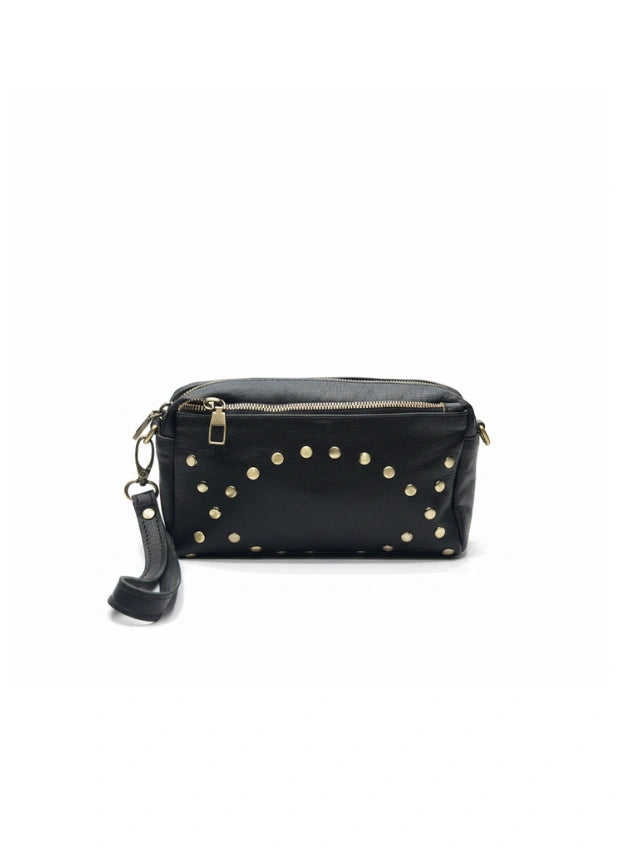 vista 3 marrón oscuro bolso de mano de piel marrón oscuro para mujer — CJ5543